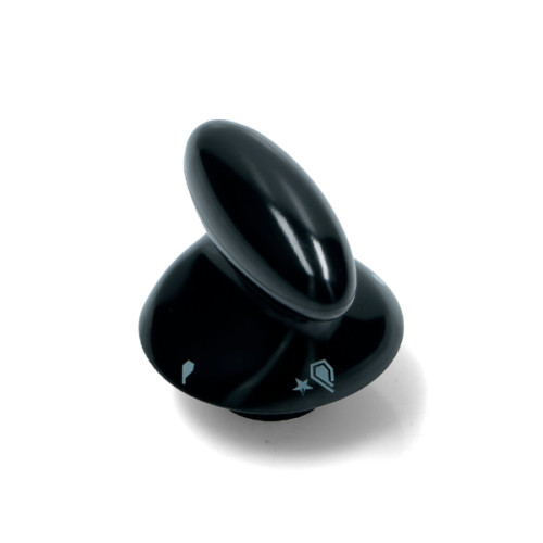 Manopola nera piano cottura - nera,